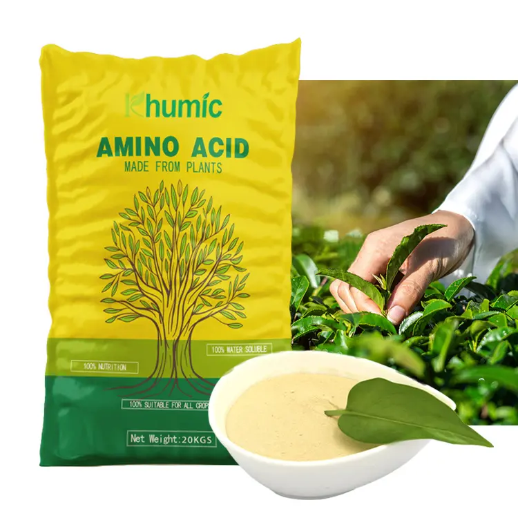 powder amino acid manufacture organic agricultural nitrogen fertilizer compound vegetable origin amino acid for plants