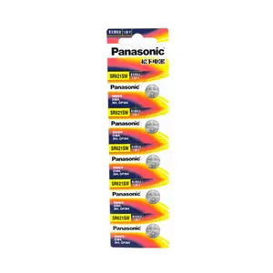 Panasonic SR621SW 364 AG1 SR60 LR621 baterai oksida perak untuk jam tangan kuarsa