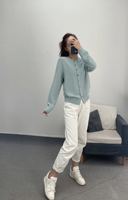 Pull en cachemire à col ras du cou pour femme, vente en gros
