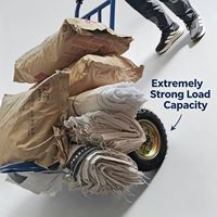 Carretilla de Mano de Dos Ruedas de Alta Resistencia con Capacidad de Carga de 200 kg, con Herramientas de Compras para el Transporte de Mercancías