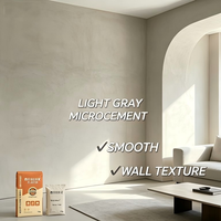 Micro-ciment VALIDEA, deux composants, revêtement mural décoratif écologique, peinture à base de ciment, intérieur/extérieur, imperméable, faible teneur en COV