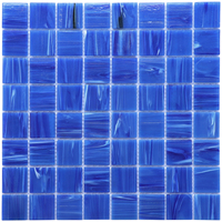 Foshan usine piscine mélange bleu océan mosaïque de verre pour piscine carrelage