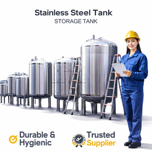 Stainless Steel Tank Water <b>Storage</b> Electric Water Open-Top Stainless Steel Movable <b>Storage</b> Tank 1000 Liter - Product Image 6