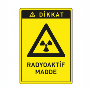 ป้ายวัสดุกัมมันตรังสีพลาสติก - Product Image 2