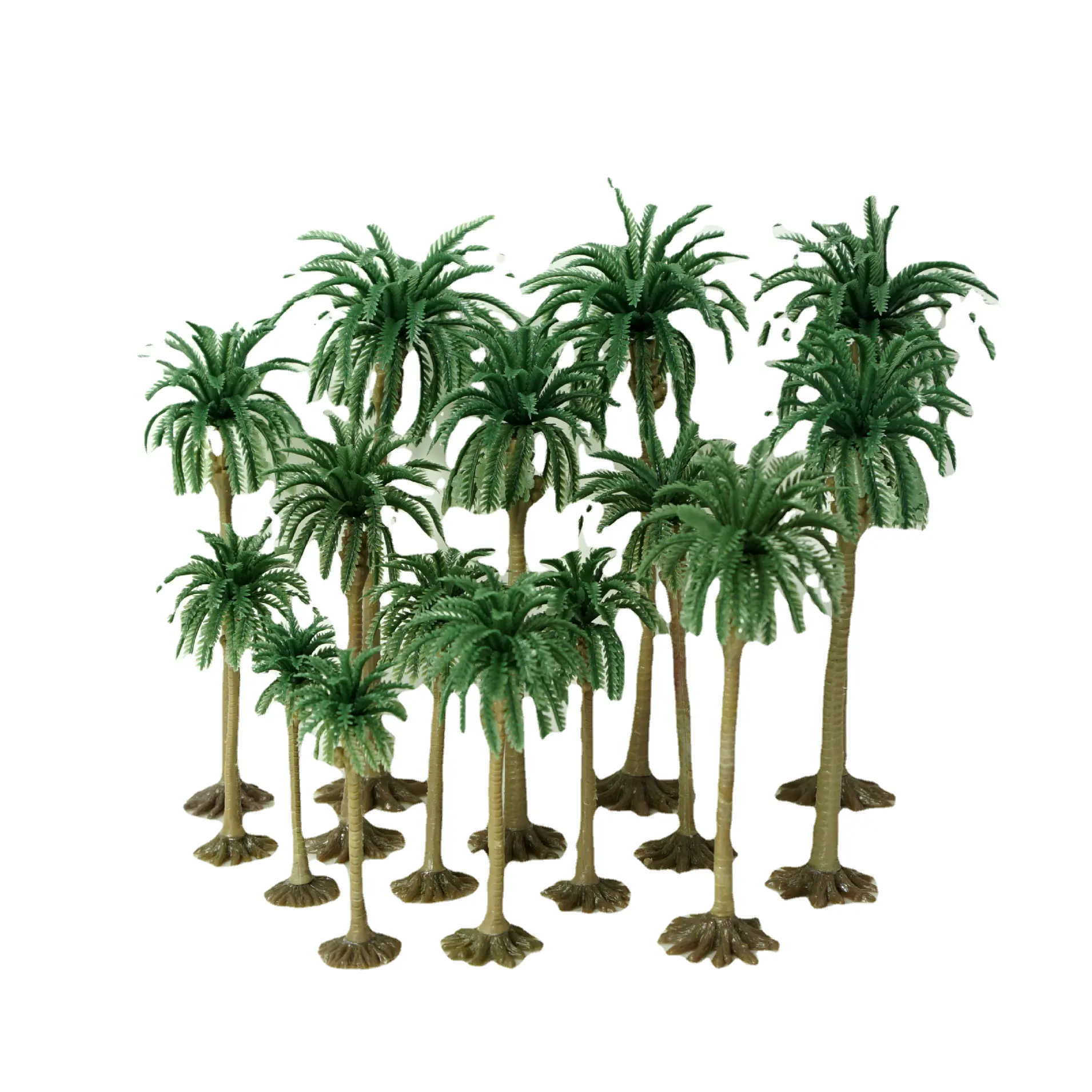 Tanaman buatan dekorasi lanskap latar belakang tanaman pasir model meja bangunan pohon Hainan kelapa sabuk fruit - foot inst