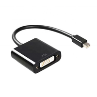 Convertisseur Mini DP vers DVI 24+5 plaqué nickel Full HD 1080P en gros pour MacBook Air, moniteur et projecteur