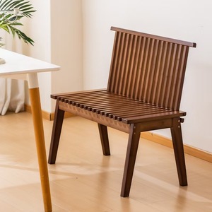 Taburete plegable para piano con respaldo, mesa de té multifuncional de bambú, silla plegable para el hogar - Product Image 4