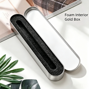 Ready Stock Flip-Top Tin Gift Box Metal Pen Tin Box Tin Tool Box with Sponge Insert Acne <b>Needles</b> Blackhead Anti-drop Tin <b>Case</b> - Product Image 1