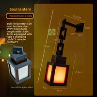 Lampe de nuit LED design pixel, style dessin animé, avec télécommande, idéale pour chambre de jeu, décoration murale chambre d'enfant, cadeau de Noël cool