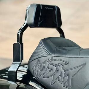 Mini Sissy Bar Compatibile con <span class=keywords><strong>Moto</strong></span> Touring HD dal 2014 in Poi, Schienale Passeggero a Profilo Ribassato, Accessori <span class=keywords><strong>per</strong></span> Road Glide e Street Glide - Product Image 2