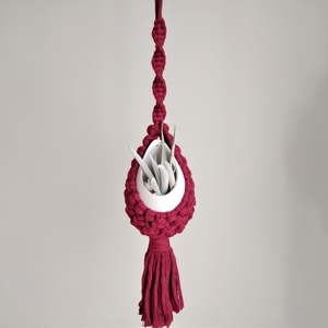 Panier suspendu <span class=keywords><strong>en</strong></span> <span class=keywords><strong>corde</strong></span> de coton tissé à la main de style ananas, <span class=keywords><strong>pot</strong></span> de fleurs suspendu, <span class=keywords><strong>porte</strong></span>-plante suspendu - Product Image 5