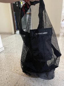 Free Sample High Quality Hot Sale Foldable Small Net Nylon <b>Mesh</b> <b>Bag</b> for Ball Basketball Diving Swimming Beach - Product Image 4