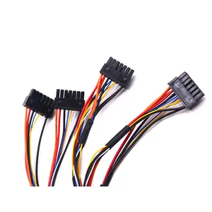 Custom Make Molex 043025 Micro Fit MX 3.0 Male Plug 20awg Wire 14 Pins Cable Assembly Wire To Wire Extension Cable