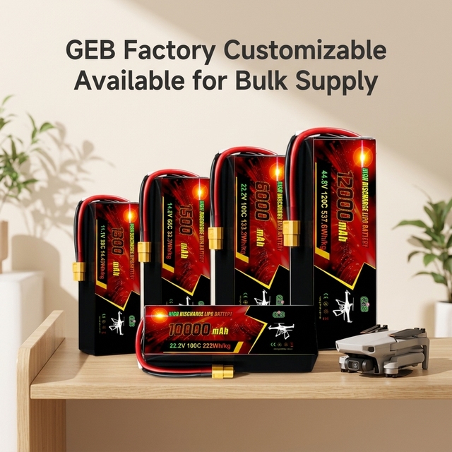 3S 4S 6S 8S 12S Drone Battery 12000mAh Multispectral Imaging Reliable Power Drone Battery Replacement