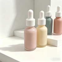 Flacon compte-gouttes en verre de qualité supérieure, prix usine, 30 ml, 50 ml, pour sérum, huile essentielle, cosmétiques, soins de la peau, emballage vide