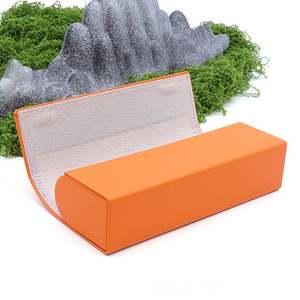 Estuche Rígido de Cuero PU para Gafas, Caja de Almacenamiento de Gafas de Sol Coloridas, con Logotipo Personalizado al por Mayor para Hombres y Mujeres - Product Image 4