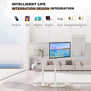 OEM فكرة هدية فريدة تلفزيون ذكي دوار تلفزيون لاسلكي محمول مع عجلات - Product Image 3