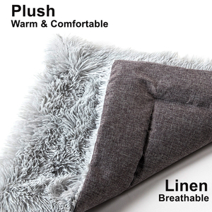 2 in 1 Collapsible Soft Plush Cozy Pet Sleeping <strong>Blanket</strong> Cushion Pad Pet <strong>Bed</strong> for Cats Small <strong>Dogs</strong> - Product Image 3