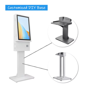 4 + 32g All-In-One Self-Service kios 32 Inch sistem POS 10 titik sentuhan kasir Supermarket untuk mal belanja fungsi SDK - Product Image 2