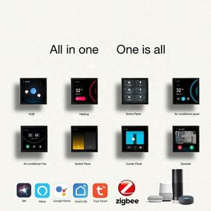 หน้าจอสัมผัสขนาด 4 นิ้ว {Manufacturer} สำหรับควบคุมบ้านอัจฉริยะ รองรับ Zigbee แผงควบคุมอัตโนมัติ Tuya Wall Gateway - Product Image 2