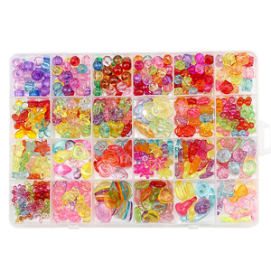 Hot Selling Acrylic DIY Loose <b>Beads</b> for Bracelets Different Shaped Plastic <b>Beads</b> for Necklace Jewelry Making Children - Product Image 3