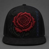 Casquette Trucker Vintage à 5 Panneaux avec Broderie Haute Qualité, Visière en Mousse et Dos en Maille, Style West Coast Chicano Streetwear Urbain, Vente en Gros