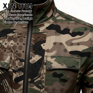 Blouson d'hiver pour homme personnalisable de haute qualité, col montant, coupe ajustée, polyester écologique imperméable, services OEM/ODM - Product Image 3