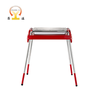 Mini grill commercial pliable pour l'extérieur, machine à barbecue, barbecue au charbon de bois, grill à kebab