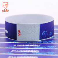 Fournisseurs de gros Bracelet étanche en Tyvek Bracelet en papier Qr Code Bracelets en Tyvek Bracelets en papier personnalisés pour l'événement