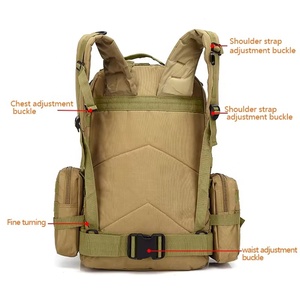 Sac à dos tactique imperméable 50L multifonctionnel, grand sac à dos tactique, sac de camping, de chasse et de randonnée, sac d'extérieur OEM ODM - Product Image 5