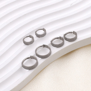 Mini Zircon Nose <b>Studs</b> Ear Bone <b>Studs</b> Lip <b>Studs</b> Pure <b>Titanium</b> Mini Nose Rings Earrings Stainless Steel Jewelry Silver Round - Product Image 2