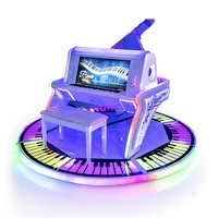 Machine de jeux d'arcade avec rêve chinois de Piano, Machine à jeux avec pièces de monnaie, fourniture de musique