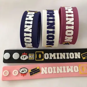 Bracelet en polyester de festival de basket-ball de sport de fête avec impression en couleur de logo personnalisé pas cher Bracelet élastique tissé par sublimation