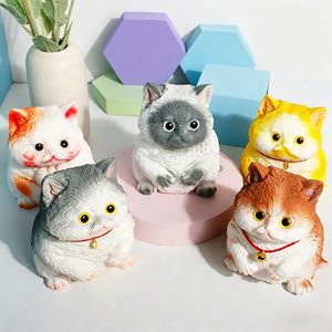 <span class=keywords><strong>Gato</strong></span> Squishy Hecho a Mano, Juguete Antiestrés, Regalo Perfecto para Relajación y Diversión, Llavero - Product Image 1