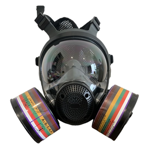 Masque respiratoire intégral multi-gaz certifié CE - Système de filtration A2B2E2K2P3 pour une protection complète - Product Image 2