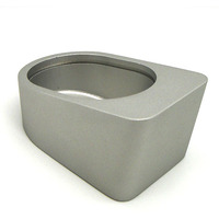 Base de montage CNC en aluminium de haute qualité, support ovale sablé couleur personnalisée pour capteurs intelligents et industriels