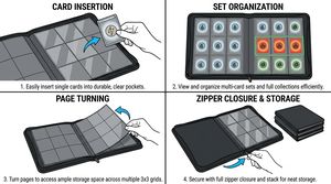 <span class=keywords><strong>Classeur</strong></span> de haute qualité à couverture rigide personnalisé étanche A4 A3 à flipchart <span class=keywords><strong>classeur</strong></span> à fermeture éclair en métal avec couverture en plastique PP - Product Image 4