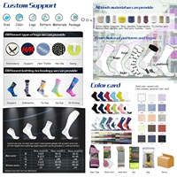 Logo personnalisé Chaussettes de sport pour hommes Séchage rapide Respirant Léger Cheville Chaussettes de course d'endurance