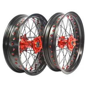 Llantas de motocicleta crf450, llanta de 17 pulgadas para supermoto