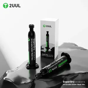 2uul sc55 Superdry UV có thể chữa được Mặt nạ hàn 10cc nhanh khô chữa Hàn dán Flux dầu cho điện thoại di động sửa chữa thiết bị nhảy - Product Image 4