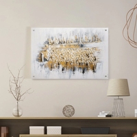 Conception de taille personnalisée impression UV signe acrylique impression sur le mur pour la maison Hôtel décoration