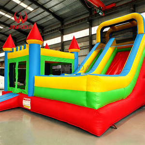 Castillo Inflable Comercial Rojo y Azul <span class=keywords><strong>con</strong></span> Tobogán de Agua y <span class=keywords><strong>Piscina</strong></span>, Combo de Brincolín en Venta - Product Image 6