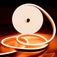 Ruban lumineux LED néon blanc à vision latérale 4 x 8 mm, flexible, étanche IP67, bande lumineuse en cuivre découpable, utilisation commerciale et paysagère