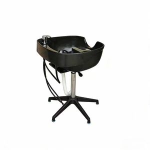 Soporte móvil para lavacabezas con función de ensamblaje, cubierta para camilla de masaje y belleza con asiento, soporte para lavacabezas que permite sentarse y doblarse sobre el lavacabezas - Product Image 1