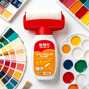 Pintura de Látex con Rodillo Integrado, Cubeta Pequeña sin Cepillo para Reparación, Renovación y Cambio de Color de Paredes del Hogar - Product Image 6