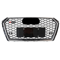 Grille avant nid d'abeille noire pour Audi A4 S4 RS4 (modèles 2017-2019)