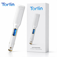 Plancha de Pelo Eléctrica Torlin Personalizable Multicolor con Pantalla LCD y Placas MCH para Alisar y Reestructurar el Cabello
