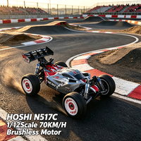 Voiture RC HOSHI N517C à l'échelle 1/12 avec moteur brushless, vitesse maximale de 70 km/h, 4 roues motrices, tout-terrain, modèle de camion RC de qualité hobby pour adultes