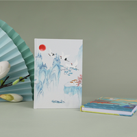 Carnet créatif antique style chinois chic, ensemble coffret cadeau à feuilles mobiles, carnet professionnel