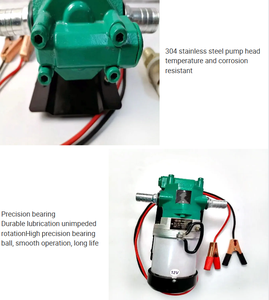 مضخة ديزل متنقلة عالية الأداء 12 فولت/24 فولت مضخة ضخ كهربائية صغيرة محمولة مضخة متنقلة ذاتية التحضير - Product Image 4